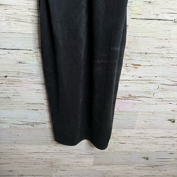 The vintage shop midi dress suede size medium - Picture 2 of 11